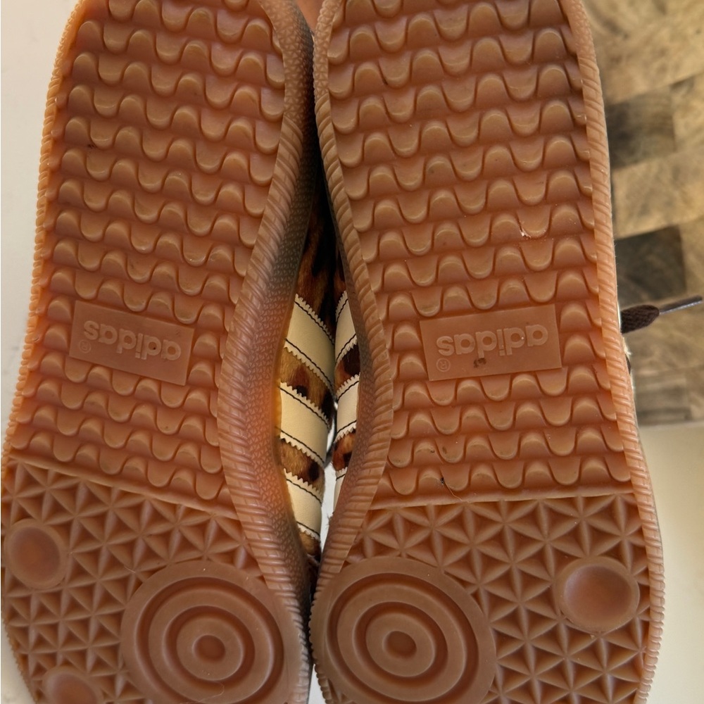 adidas wales Bonner Leopard-Print Sneakers in Brown and Blue - Picture 12 of 14